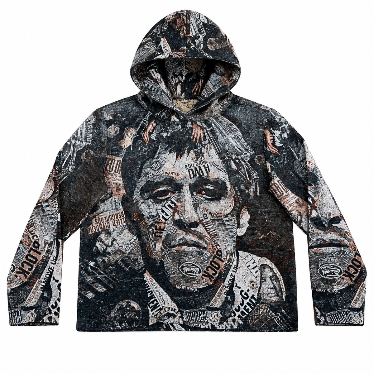 SCARFACE CANVAS TAPESTRY HOODIE