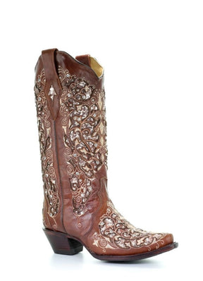 Corral Women's Sequin Inlay Western Boots-60025