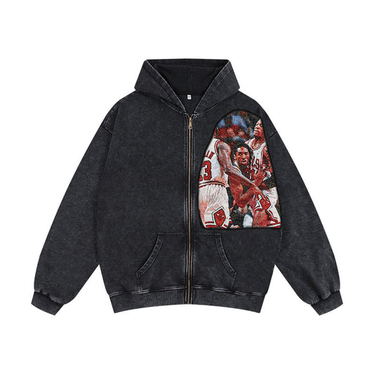 TAPESTRY PATCH HOODIE-9233