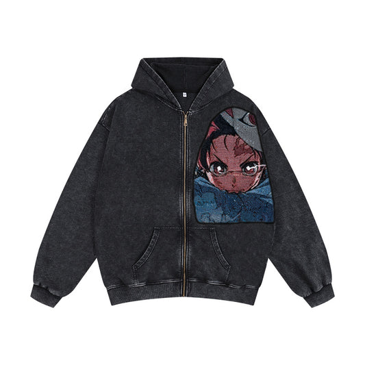 TAPESTRY PATCH HOODIE-9236