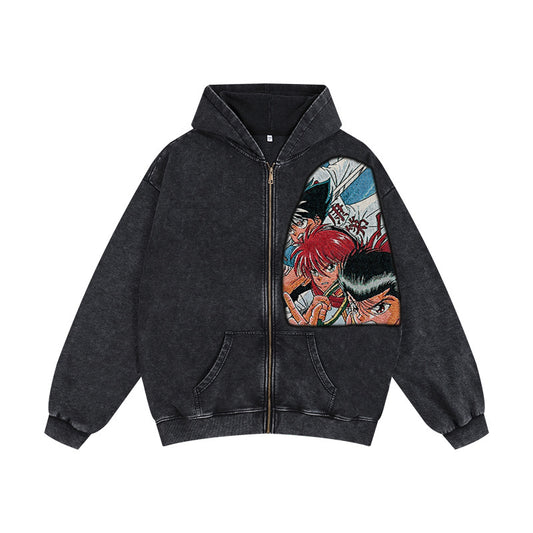 TAPESTRY PATCH HOODIE-9240