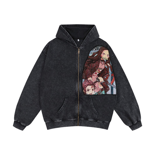 TAPESTRY PATCH HOODIE-9245
