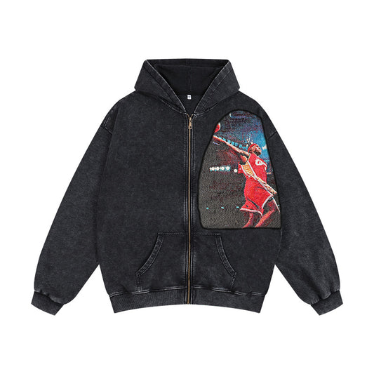 TAPESTRY PATCH HOODIE-9251