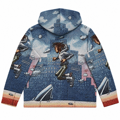 THE SUN'S TRIADE TAPESTRY HOODIE