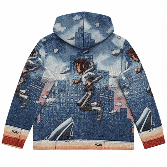 THE SUN'S TRIADE TAPESTRY HOODIE