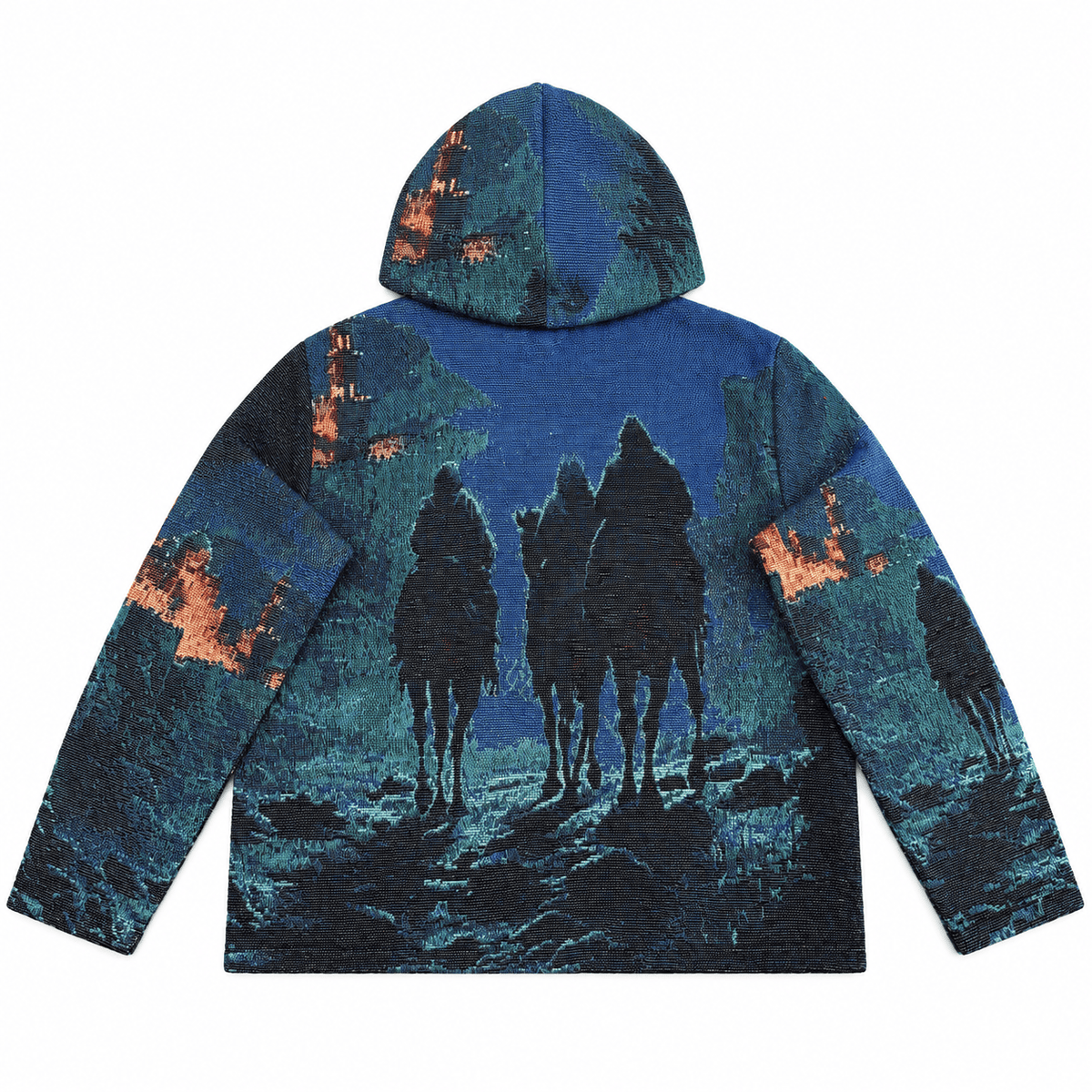 THREE WISE MEN TAPESTRY HOODIE