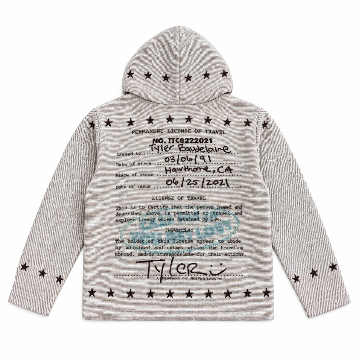 TYLER V6 TAPESTRY HOODIE