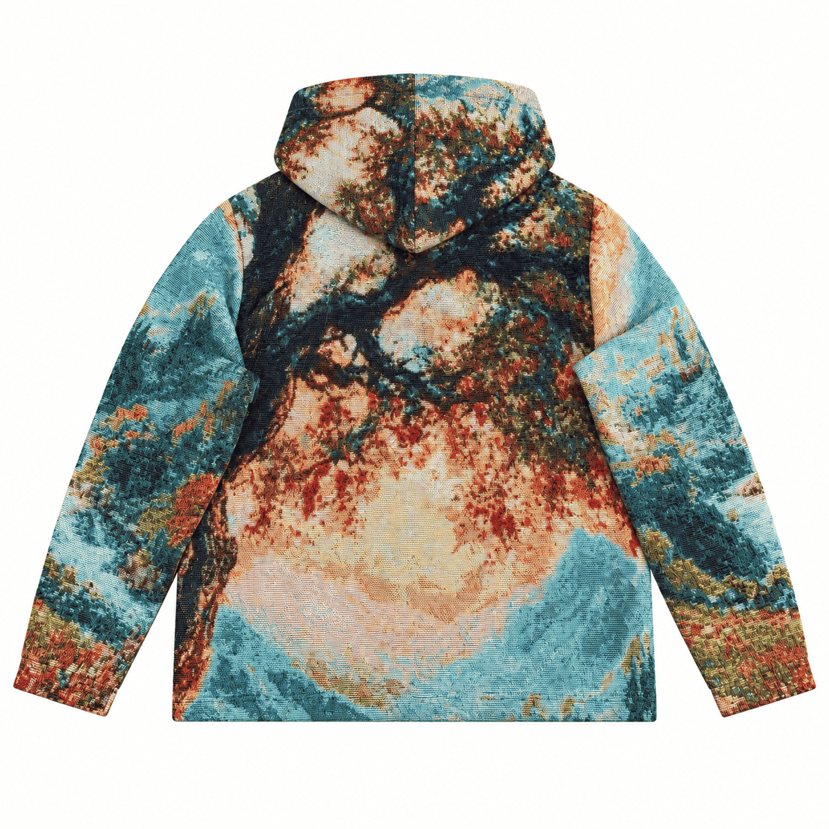 VALLEY OF PEACE TAPESTRY HOODIE