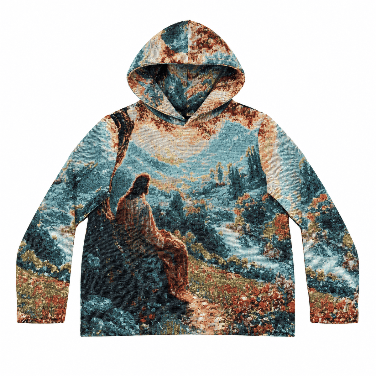 VALLEY OF PEACE TAPESTRY HOODIE