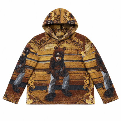 VINTAGE BEAR TAPESTRY HOODIE