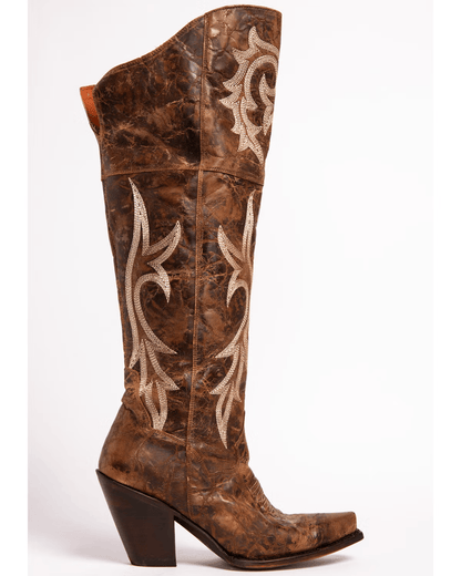 Women's Jilted Knee High Western Boots-60022