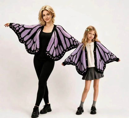 Soft Fashion Shawl Cardigan Stylish Warm Butterfly Wing Sweater Coat
