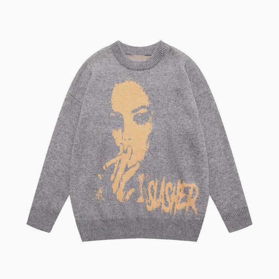 Slayer Portrait Graphic Knit Sweater