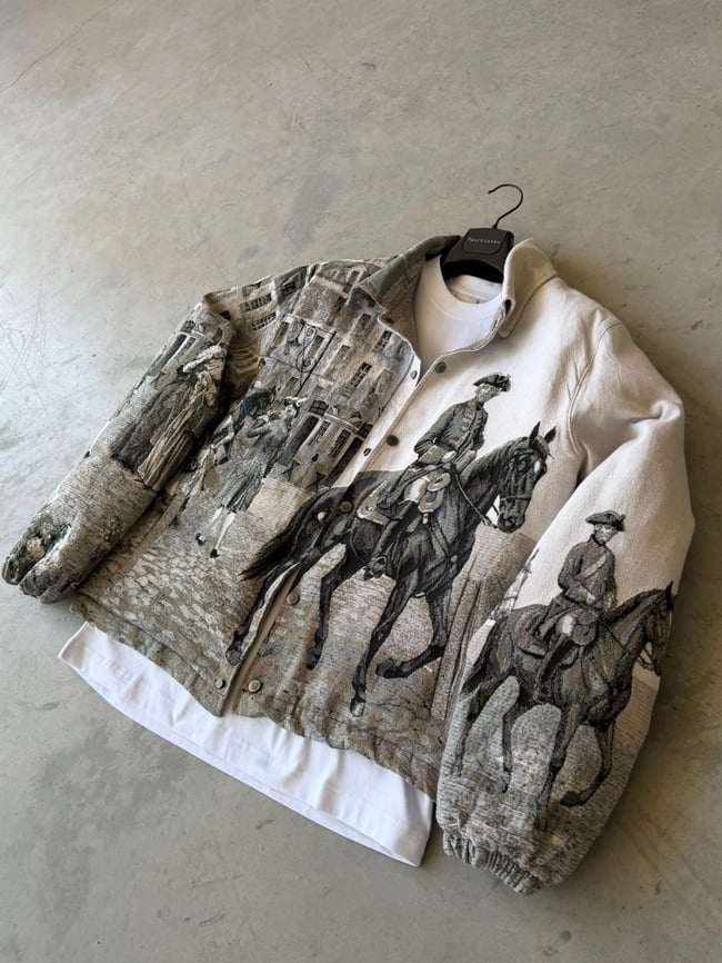 CAVALRY OFFICER TAPESTRY JACKET