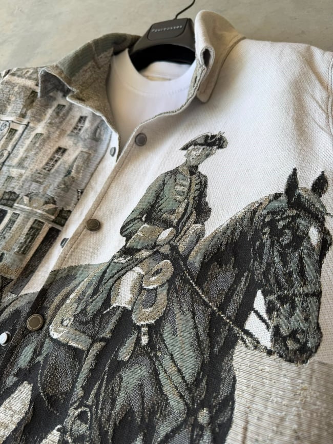 CAVALRY OFFICER TAPESTRY JACKET