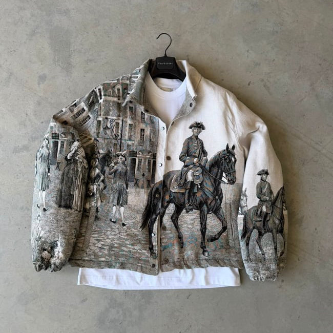 CAVALRY OFFICER TAPESTRY JACKET