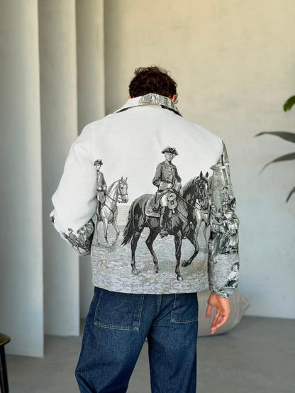 CAVALRY OFFICER TAPESTRY JACKET