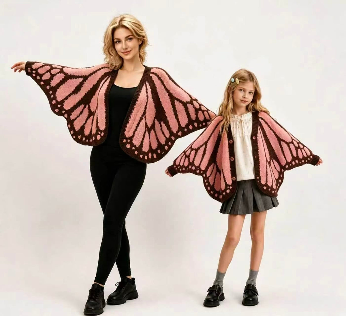 Soft Fashion Shawl Cardigan Stylish Warm Butterfly Wing Sweater Coat