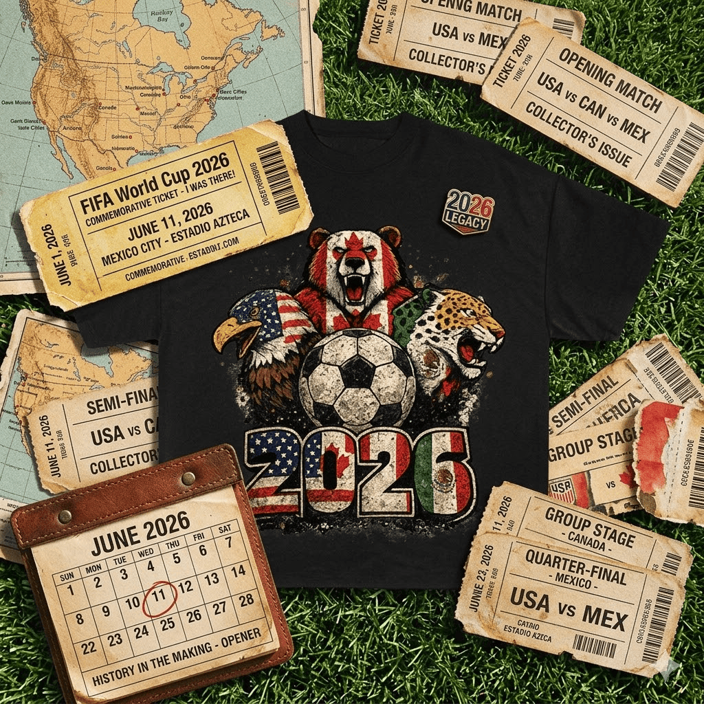 "Beast Mode '26" Limited Edition World Cup Souvenir Tee-20010