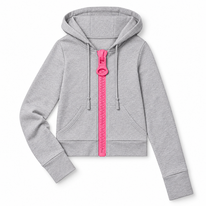 OVERSIZED ZIPPER TRENDY HOODIE