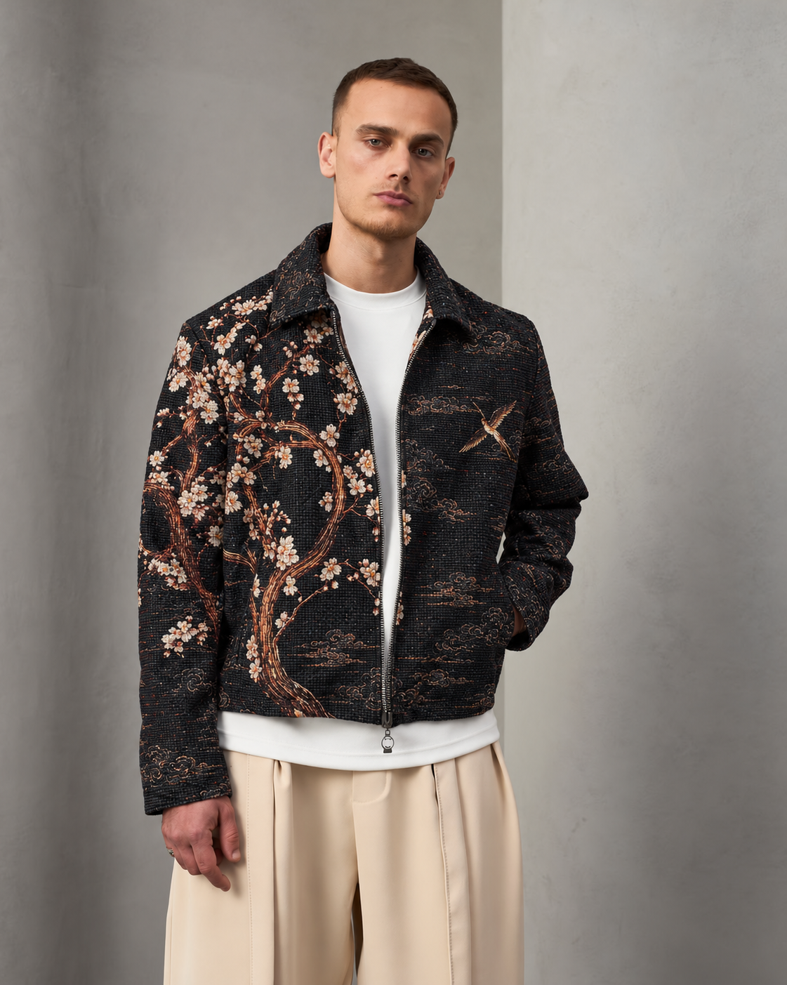 PLUM BLOSSOM TAPESTRY JACKET