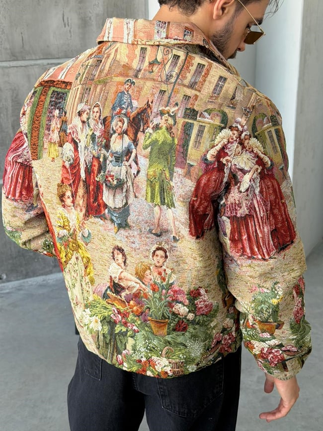 FLOWER MARKET TAPESTRY JACKET