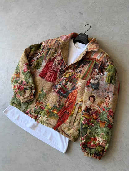 FLOWER MARKET TAPESTRY JACKET