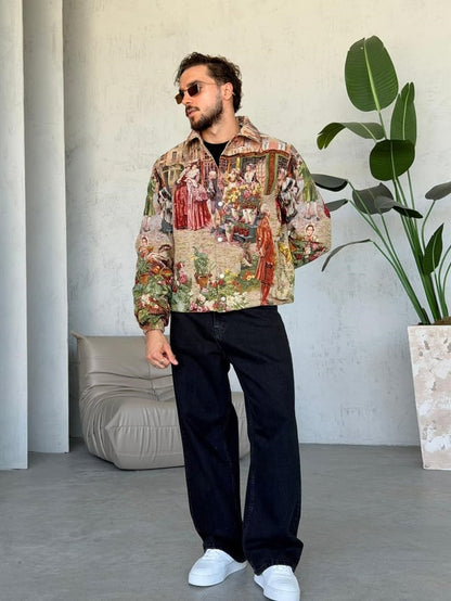 FLOWER MARKET TAPESTRY JACKET
