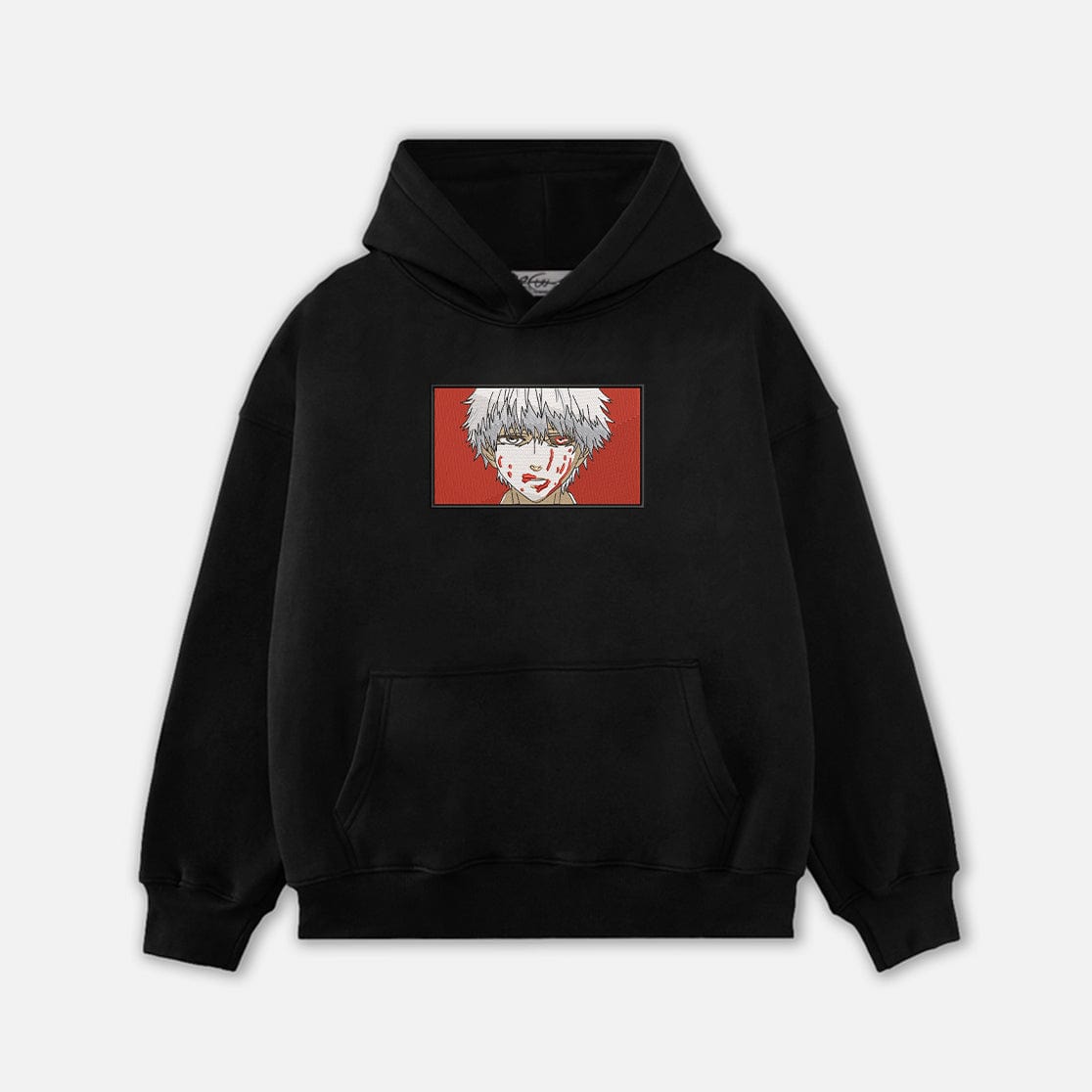 RDMCLOTHINGART tapestry hoodie Kaneki Embroidery Hoodie-8430