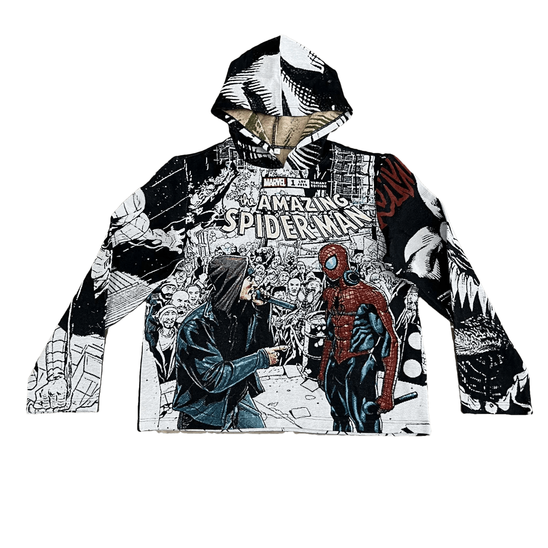 RDMCLOTHINGART tapestry hoodie AMAZING SPIDER&VENOM TAPESTRY HOODIE