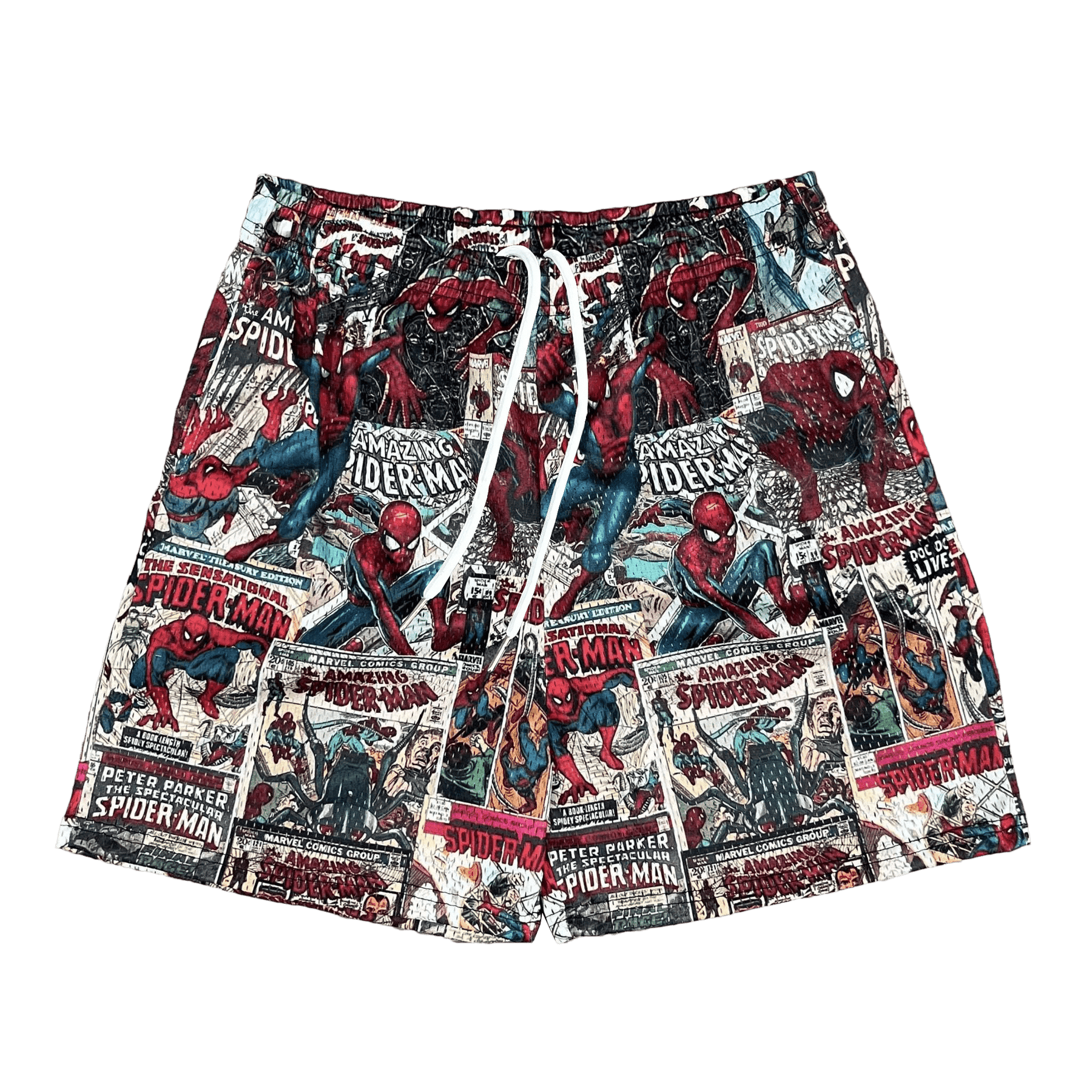 RDMCLOTHINGART tapestry hoodie AMAZING SPIDERMAN MESH SHORTS-8673