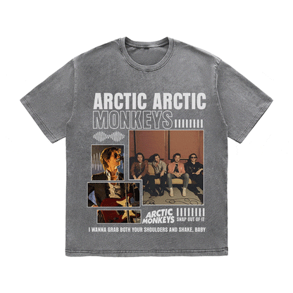 RDMCLOTHINGART tapestry hoodie ARCTIC MONKEYS HEAVY WEIGHT COTTON TEE-8987