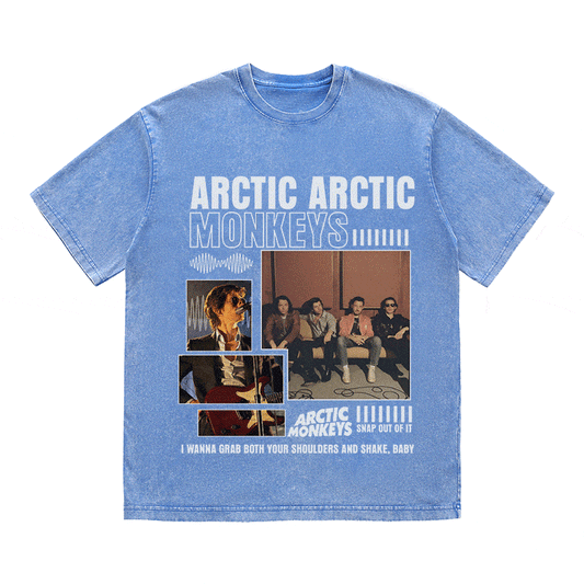 ARCTIC MONKEYS HEAVY WEIGHT COTTON TEE-8987