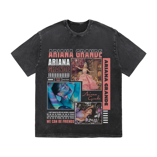 ARIANA GRANDE HEAVY WEIGHT COTTON TEE-8988