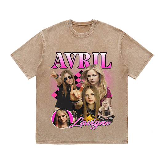 AVRIL LAVIGNE HEAVY WEIGHT COTTON TEE-9117