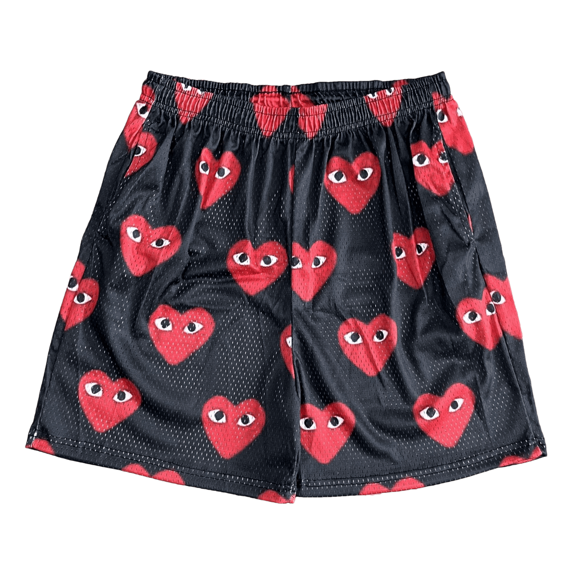 RDMCLOTHINGART tapestry hoodie B&RED CDG MESH SHORTS-8733