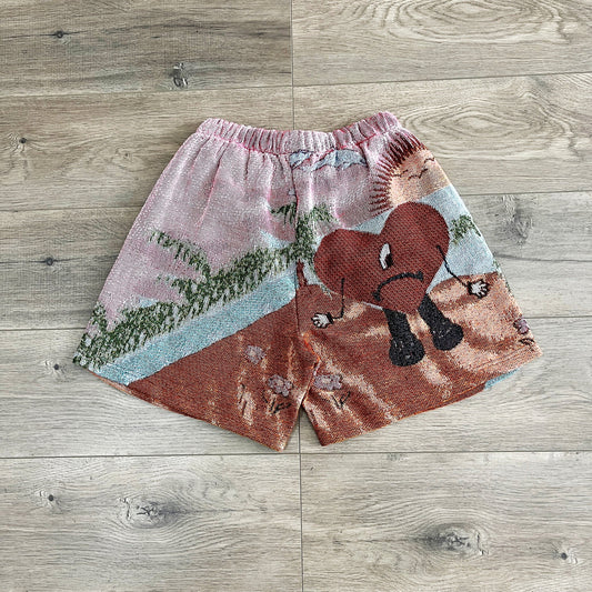 BAD-BUNNY TAPESTRY SHORTS