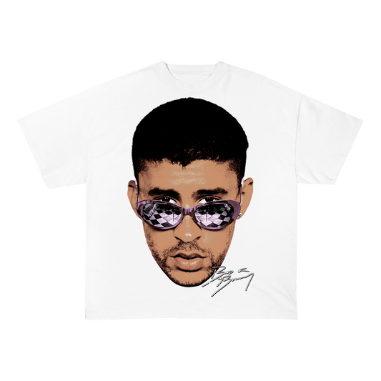 RDMCLOTHINGART tapestry hoodie BADBUNNY WEIGHT COTTON TEE-8016
