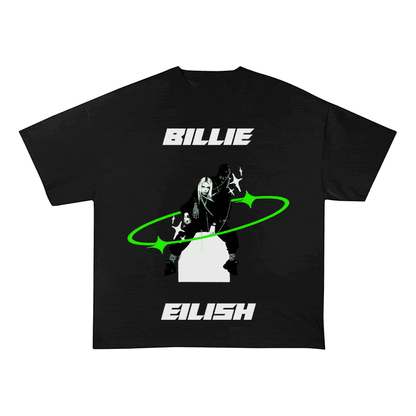 RDMCLOTHINGART tapestry hoodie BILLIE EILISH HEAVY WEIGHT COTTON TEE-8873