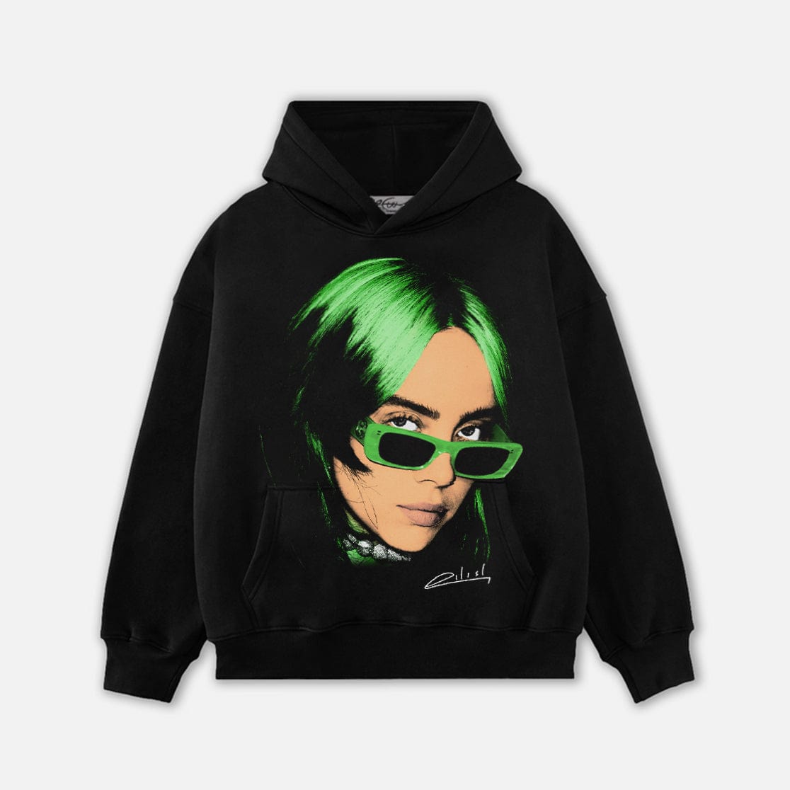 RDMCLOTHINGART tapestry hoodie BILLIEEILISH HEAD HOODIE-1090