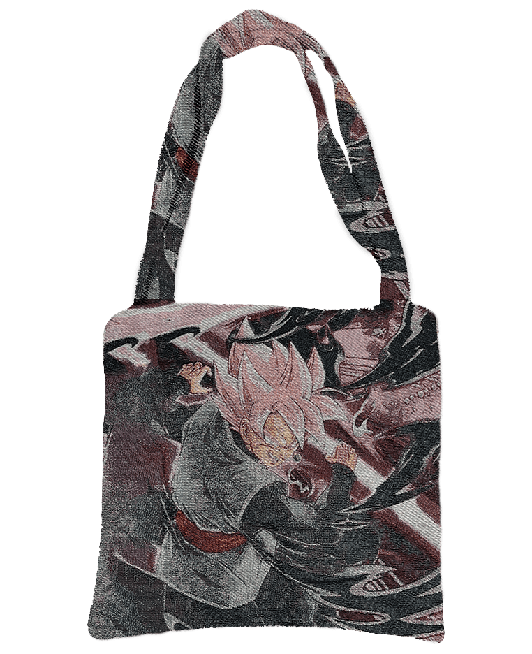 RDMCLOTHINGART tapestry hoodie BLACK GOKU TAPESTRY BAG