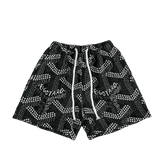 RDMCLOTHINGART tapestry hoodie BLACK GY TAPESTRY SHORTS