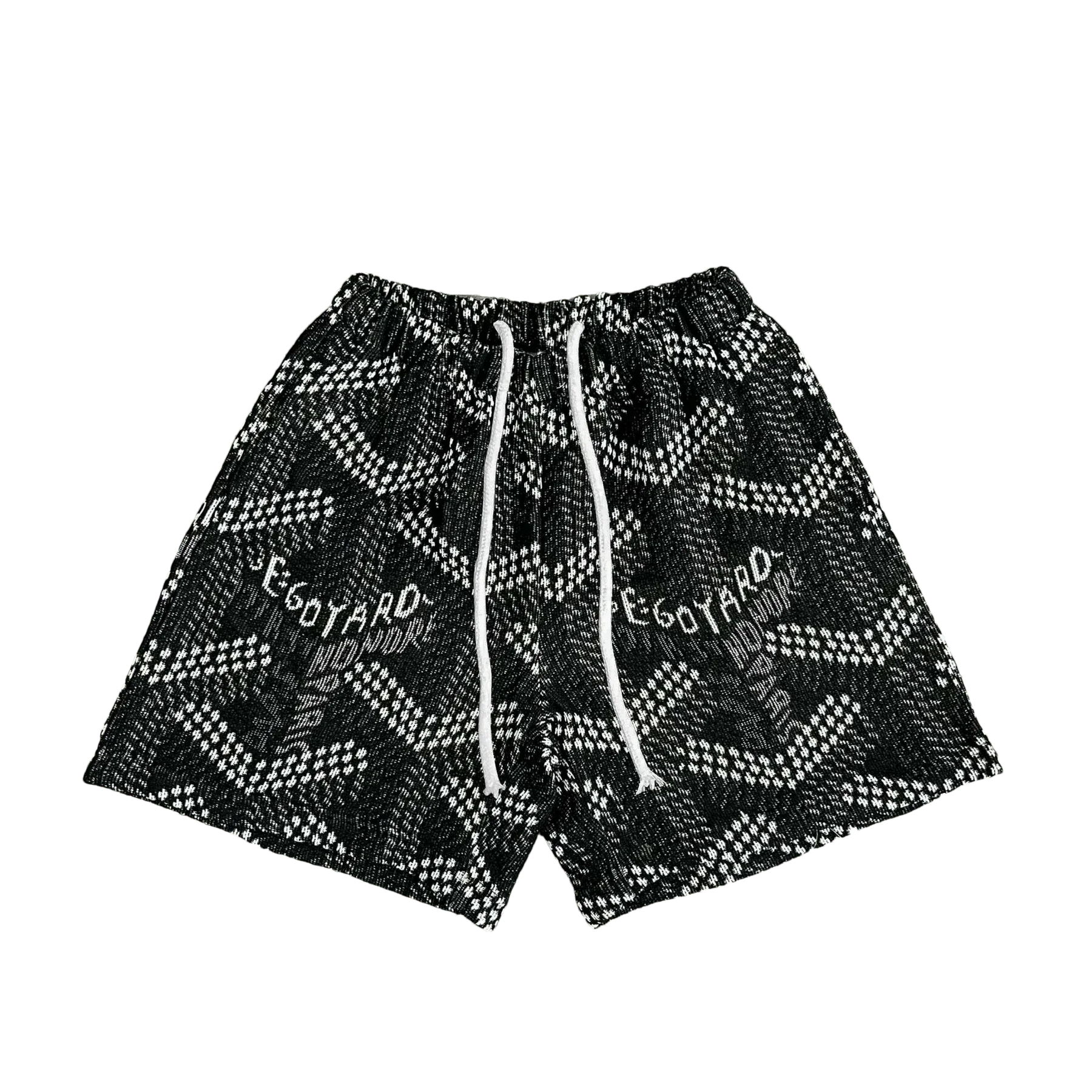 BLACK GY TAPESTRY SHORTS