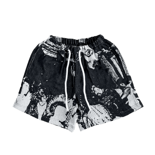 BLACK HIP TAPESTRY SHORT