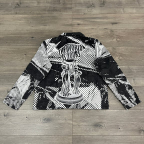 RDMCLOTHINGART tapestry hoodie BLACK SCARFACE TAPESTRY JACKET