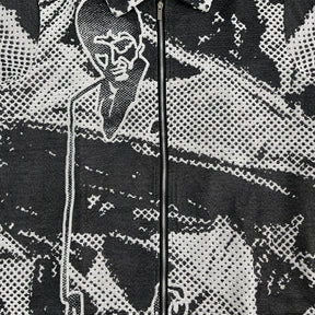 RDMCLOTHINGART tapestry hoodie BLACK SCARFACE TAPESTRY JACKET