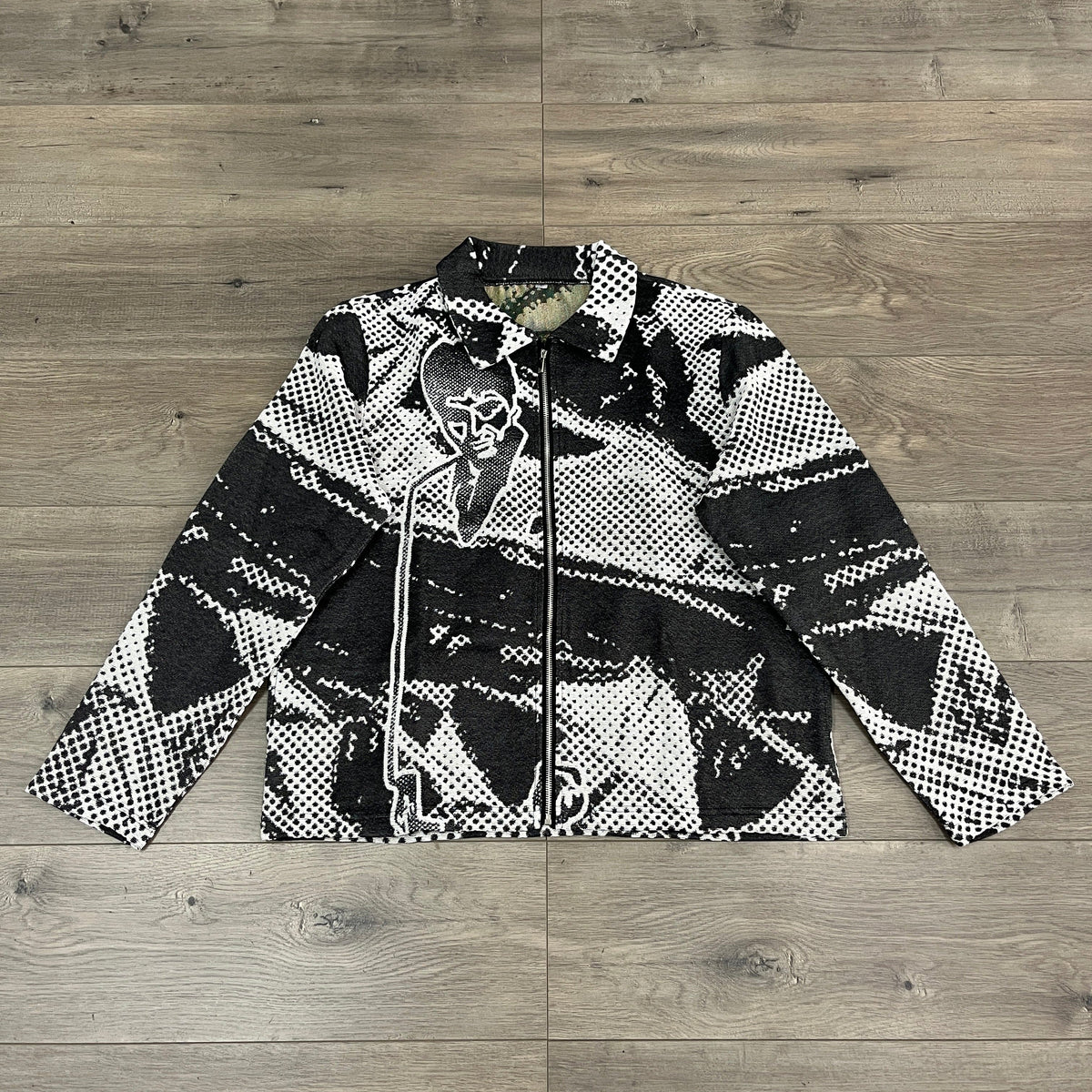 RDMCLOTHINGART tapestry hoodie BLACK SCARFACE TAPESTRY JACKET