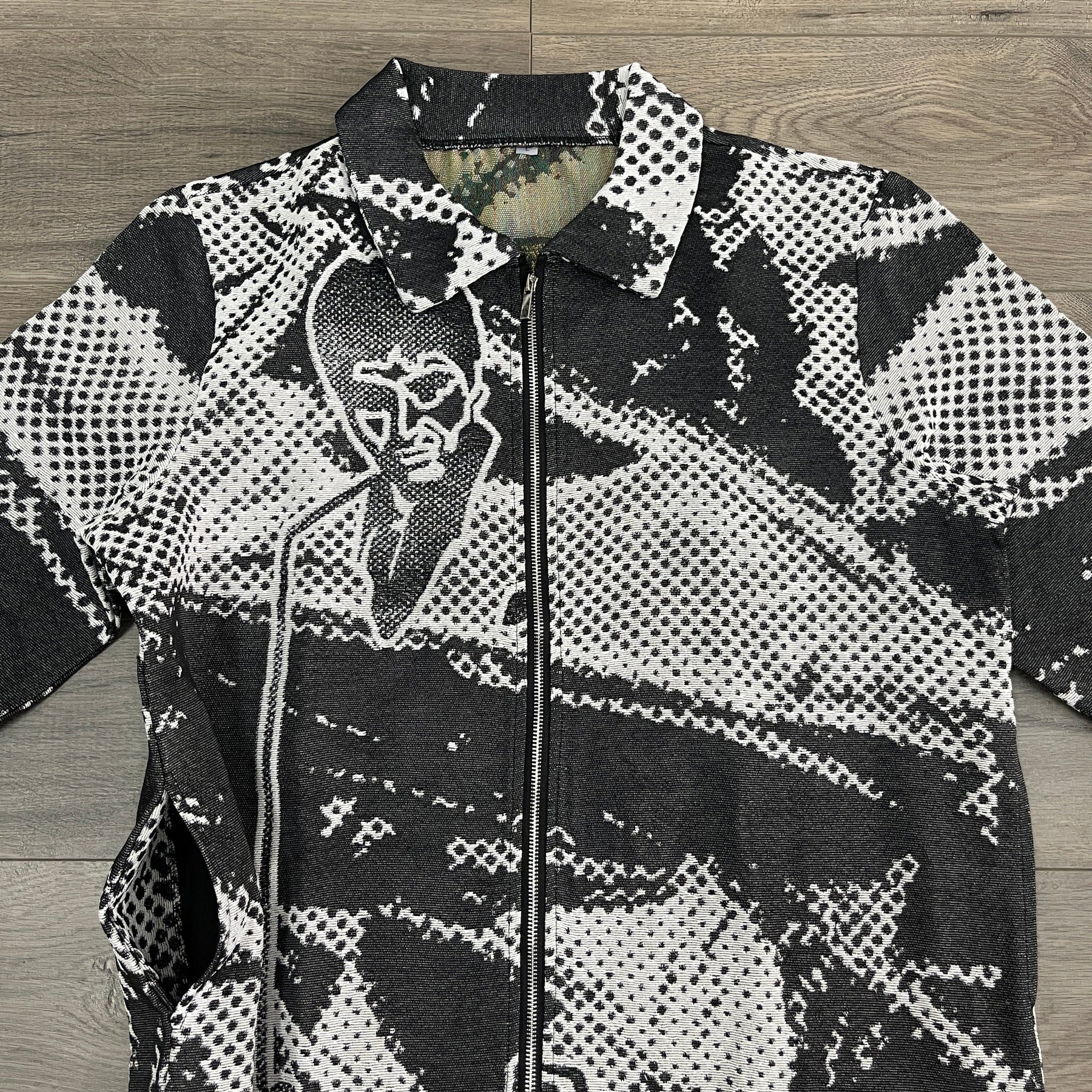 RDMCLOTHINGART tapestry hoodie BLACK SCARFACE TAPESTRY JACKET