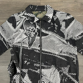 RDMCLOTHINGART tapestry hoodie BLACK SCARFACE TAPESTRY JACKET