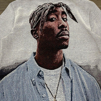 RDMCLOTHINGART tapestry hoodie BLUE 2PAC TAPESTRY JACKET